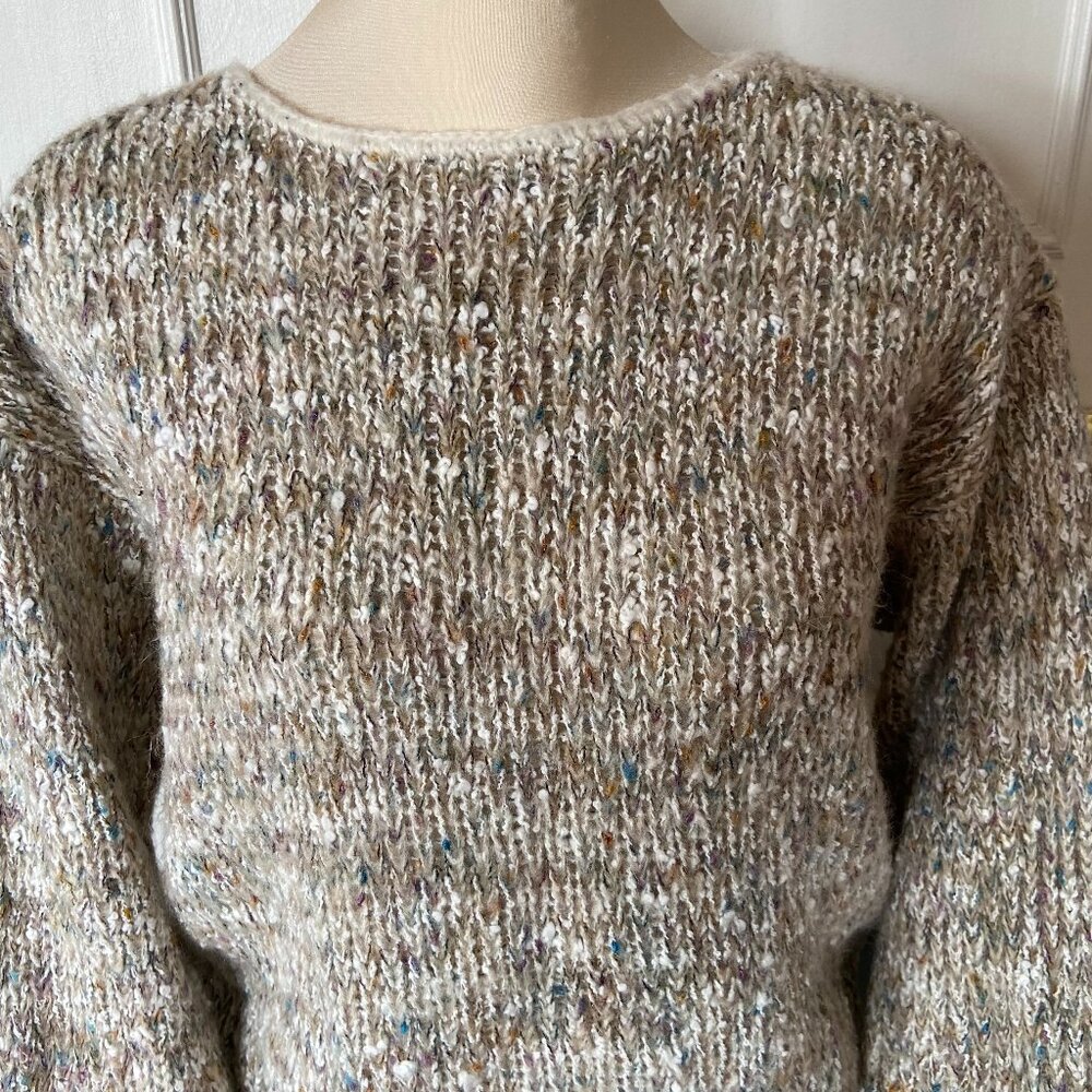 Vintage Eaton Sweater - Multi flecked colour - Size Large